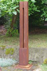 Grand diapason, 2013, Corten-Stahl, 184 x 36 x 37 cm