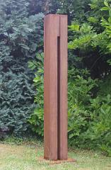Miroir, 2012, Corten-Stahl, 200 x 45 x 42 cm