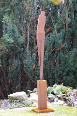 Narcisse, 2012, Corten-Stahl,180 x 32 x 31 cm