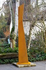 Clara, 2015, Corten-Stahl, 160 x 26 x 22 cm