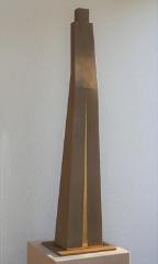 Reine, 2019, Corten-Stahl,121 x 30 x 26 cm
