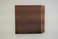 Fragment,2003-2020, (Wandobjekt), Corten - Stahl, 35,5 x 40 x 10 cm