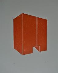 Pensee a C.B., 2020, Holzschnitt, 60 x 50 cm